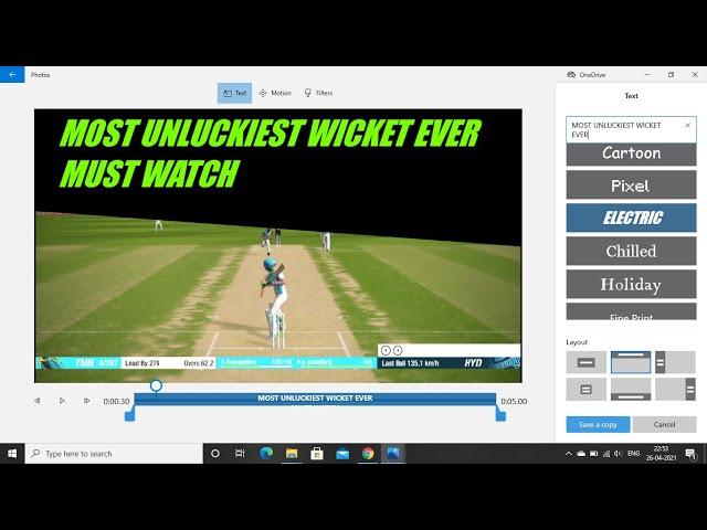 #CRICKET19#criczzy#MOSTUNLUCKIESTWICKET#MYCAREERMODE