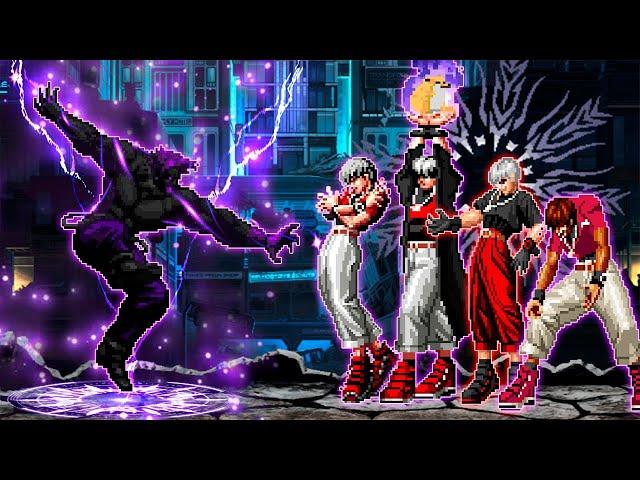 [KOF Mugen] Darkside Rugal-R VS Orochi Chris Team