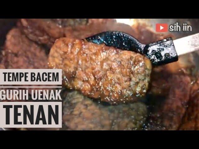 Tempe Bacem (Bacem Tempeh) | Sih Iin