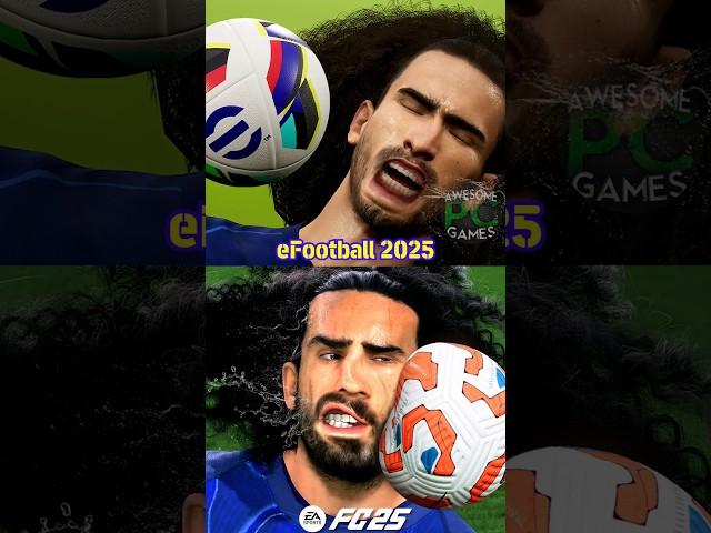 FC 25 vs eFootball 2025 - Graphical Details, Player Animation - Comparison! #fc25 #efootball