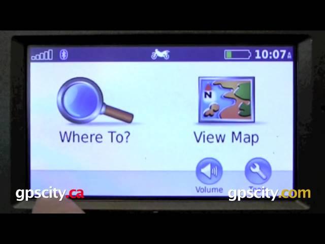 Garmin zumo 660 : Main Menu Screen @ gpscity.com