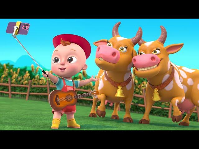 Old Macdonald Had A Farm EIEIO | Animals Selfie Song | Beep Beep Nursery Rhymes