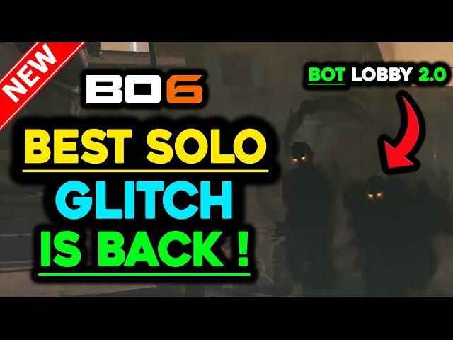 BO6 SOLO UNLIMITED XP GLITCH (AFTER PATCH) - BOT LOBBY GLITCH AFTER PATCH - BO6 ZOMBIES GLITCHES