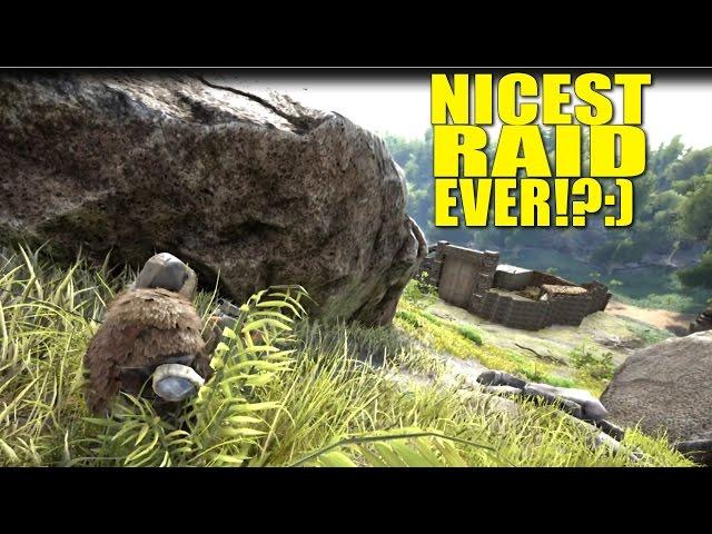 Nicest Raid Ever!? :) (Raiders/pvp) - Ark: Survival Evolved -Ep.52