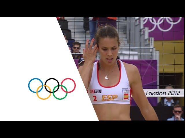 Women's Beach Volleyball Round of 16 - ESP v ITA | London 2012 Olympics