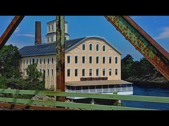 Exploring Sea Dog Brewery & Bridge Walks in Topsham, ME - Aug. 2022