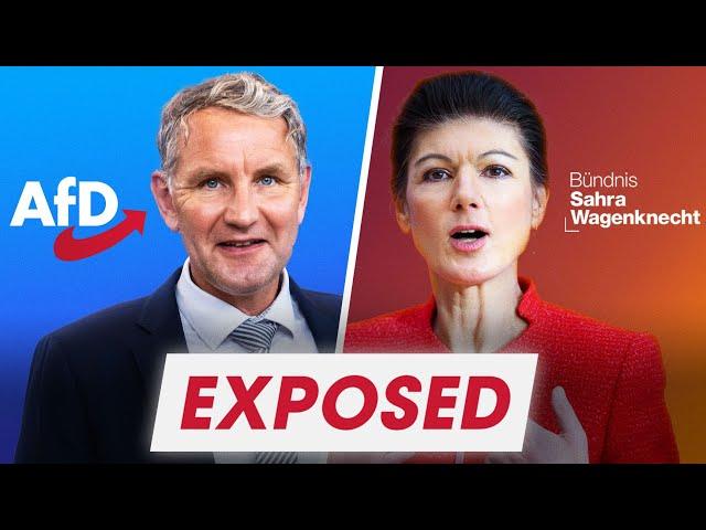AfD und Wagenknecht-Partei: So ähnlich ist ihre STRATEGIE