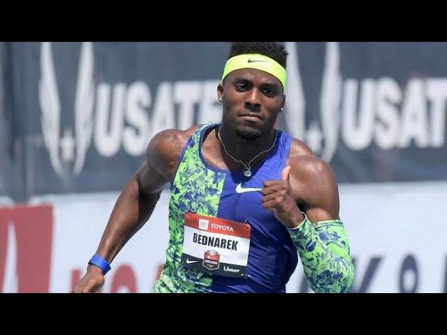 Kenny Bednarek run semi finals 200m 19.90 (US Trials 2021)