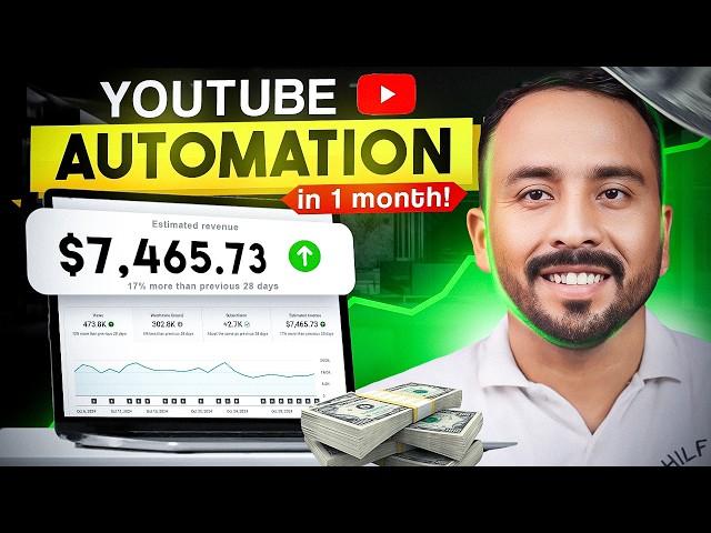 How I Made $7467 In 30 DAYS Doing YouTube Automation