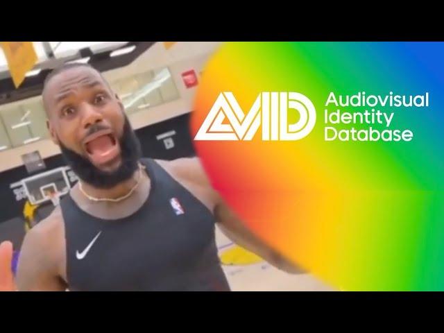 Lebron James scream if you love the Audiovisual Identity Database