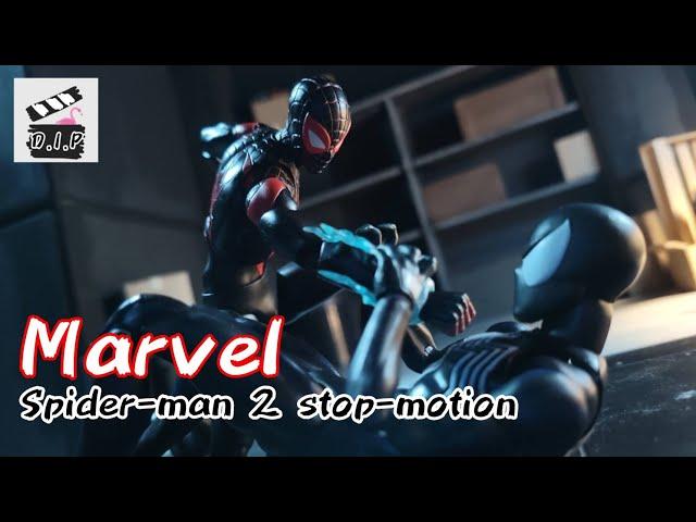 Marvel's Spider Man 2 Peter Vs Miles |Stop-Motion Animation|