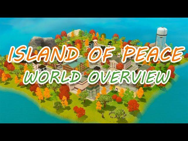 TINY AUTMUN WORLD!! Island of Peace The Sims 3 World Overview