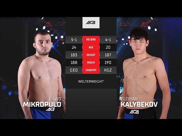 Давид Микропуло vs. Элдияр Калыбеков | David Mikropulo vs. Eldiyar Kalybekov | ACA YE 43