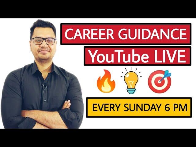 LIVE Career Counseling By Sunil Adhikari | Free Career Counseling in Hindi | Career Guidance |