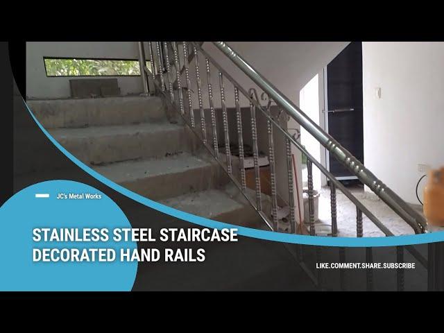 Stainless Steel | Staircase | Decorated Hand Rails | JC's Metal Works