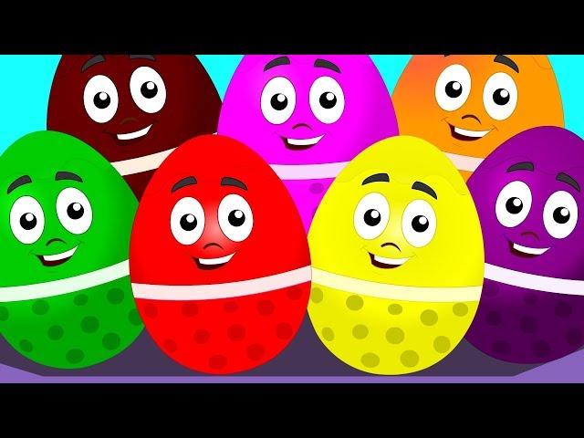 Learn Colors With Surprise Eggs Color Song For Kids Children Nursery Rhymes kids tv