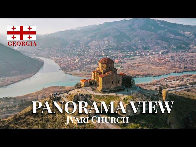 Jvari Church - Panorama View Two Rivers - Mtskheta Town - Georgia | Travel vlog