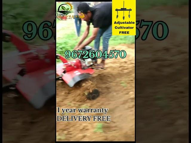 AMERICAN BULL'S POWER WEEDER #americanbulls #farmers #kisan #powertiller #powerweeder #kisna #kheti