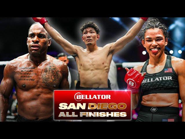 SIX SUPER FINISHES!  All fight finishes from Bellator San Diego