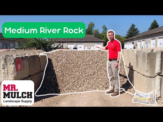 Medium River Rock - Mr. Mulch