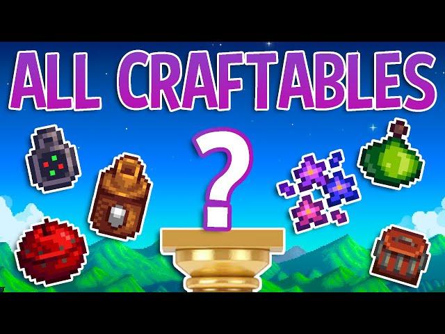 I Ranked EVERY Craftable Item in Stardew Valley