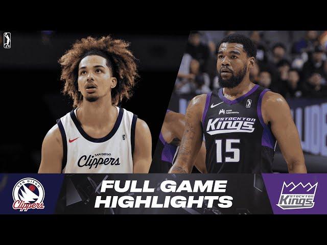 San Diego Clippers vs. Stockton Kings - Game Highlights