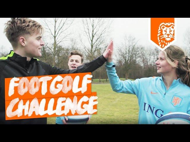 FOOTGOLF CHALLENGE ft. FIFALOSOPHY LUCKYGRAAFNL & MASCHA