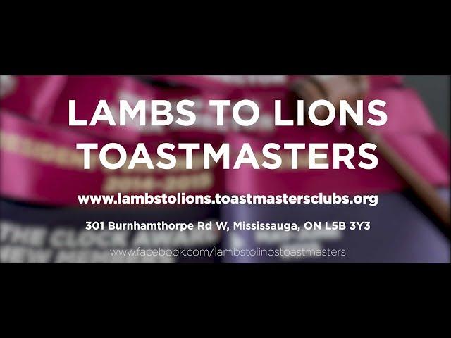 Lambs To Lions Toastmasters Club