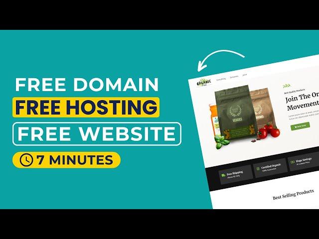 How To Get Free Domain And Hosting For Wordpress Website | Create Free Wordpress Website 2024