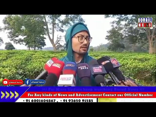 23/12/2024 Vashudev Karmakar attacked by wild tiger yesterday at Koliabor tea garden, Nagaon