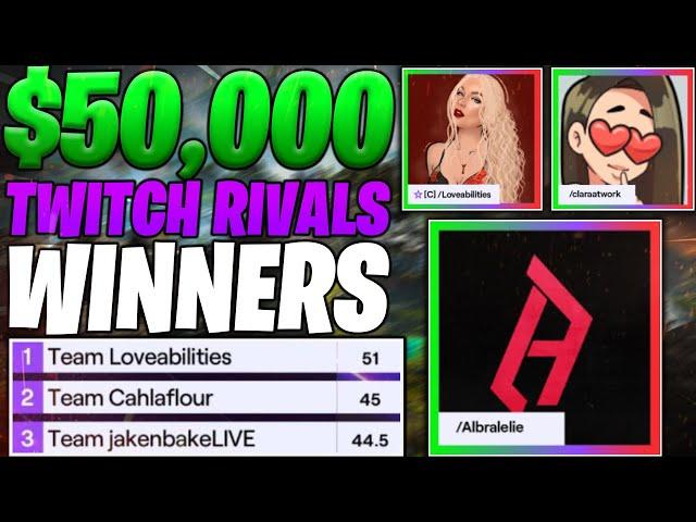 WE WON THE $50,000 TWITCH RIVALS APEX TOURNAMENT w/ ClaraAtWork & Loveabilities!!! | Albralelie