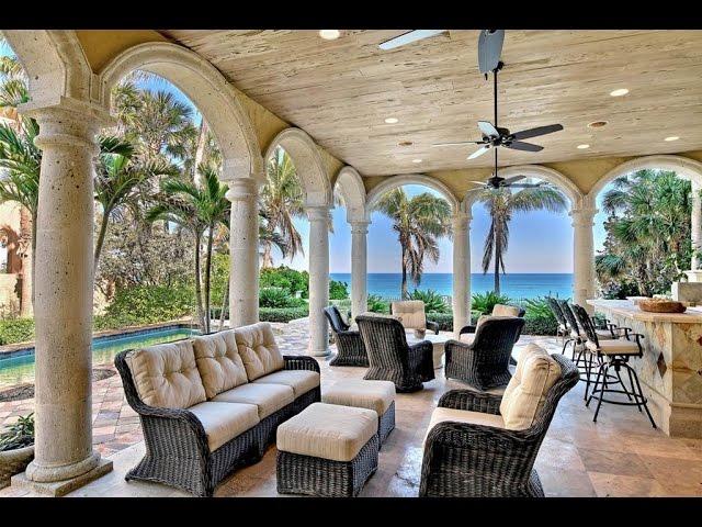 Mediterranean Oceanfront Estate in Vero Beach, Florida