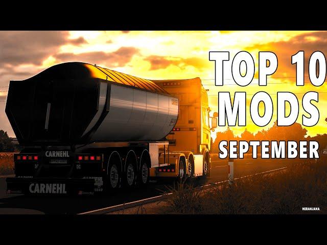 TOP 10 ETS2 MODS - SEPTEMBER 2024 | Euro Truck Simulator 2 Mods