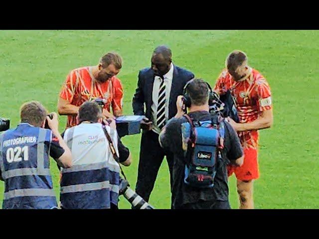 HARRY KANE & ERIC DIER: Former Spurs Players Presented With Gifts from Club Ambassador Ledley King