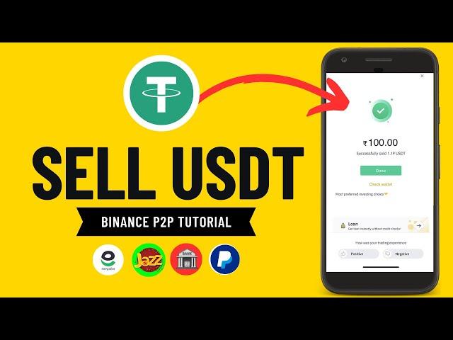 How to Sell USDT on Binance P2P || How to Withdraw From Binance