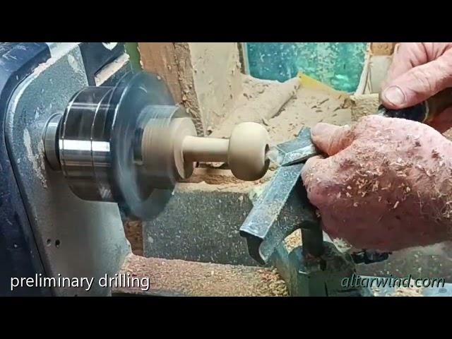 Making a hurdy gurdy handle