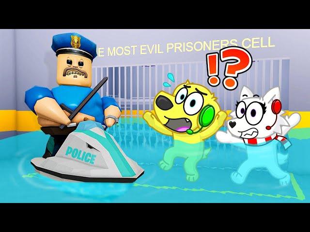 WATER TSUNAMI in Roblox Barry’s Prison Run!