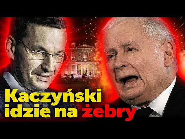 Kaczyński idzie na żebry. Morawiecki się cieszy.Brak dotacji to szansa na kandydowanie na prezydenta