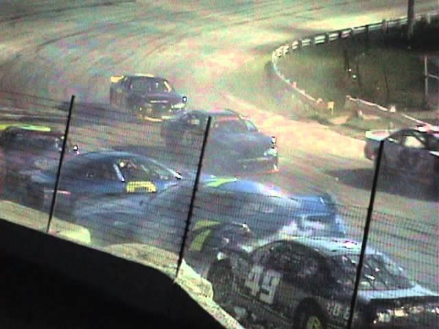 Big turn 4 Crash at Wisconsin International Raceway - Mid-American Series Throwback