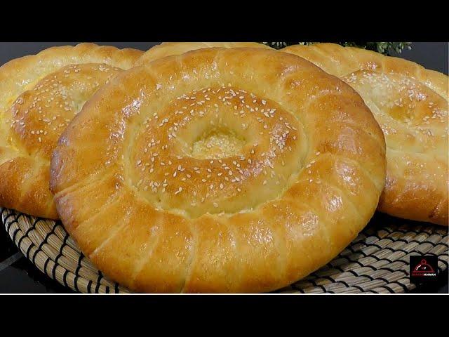 Ozbek Breakfast Bread - نان ازبکستانی برای صبحانه