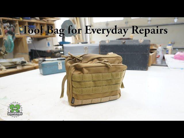 16 Piece Tool Bag Everyday Carry for Repairs Around Home, Office, Boat, Car Everyone Needs