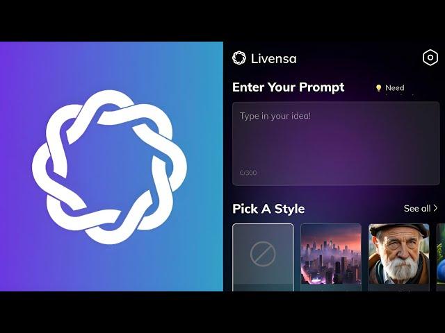 Livensa - AI Video Art Creator ( FULL TUTORIAL)