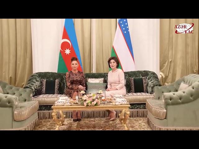 First Lady of Azerbaijan Mehriban Aliyeva met with First Lady of Uzbekistan Ziroatkhon Mirziyoyeva