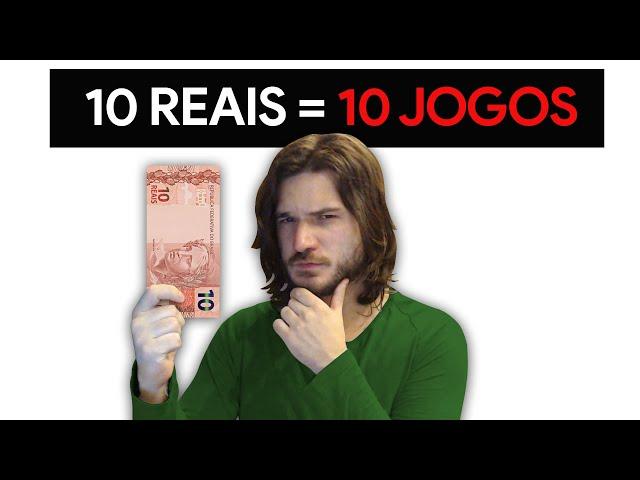 COMPRANDO 10 JOGOS COM APENAS 10 REAIS!