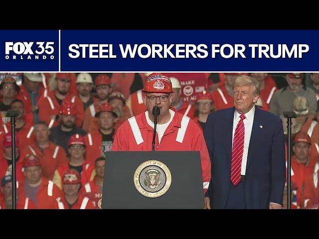 U.S. steel leaders speak with President Trump on new deal