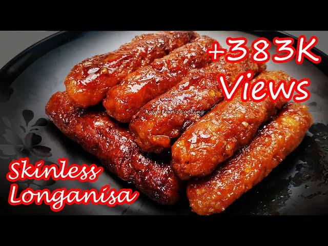 THE SECRET TO MAKE YUMMY AND JUICY SKINLESS LONGANISA | BUSINESS IDEA!!!