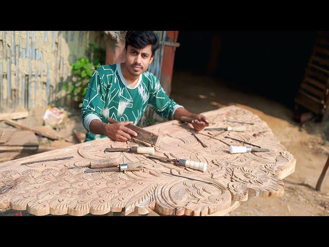 Latest Wood Carving | Design फिर से एक नया डिजाइन | Ajmat | Wood Working