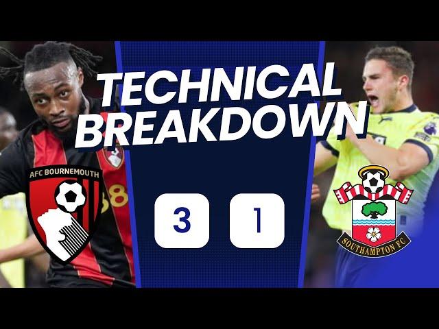 Life Without Solanke Looks Good! Bournemouth 3 1 Southampton Analysis