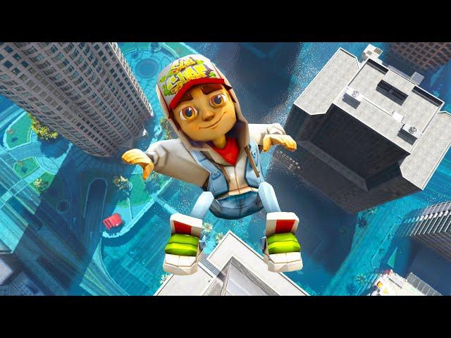 GTA 5 Ragdolls Subway Surfers Jumps/Fails (Euphoria Physics) #374