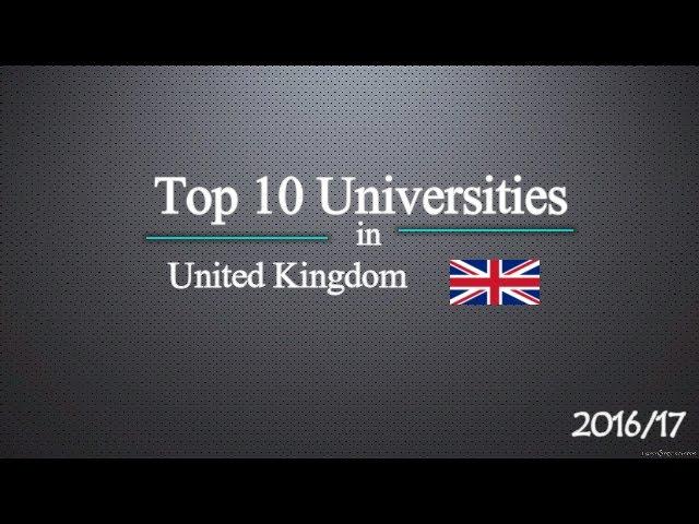 Top 10 Universities in UK 2017